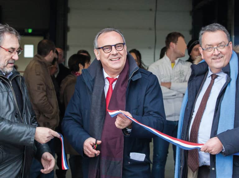 Inauguration bâtiment production