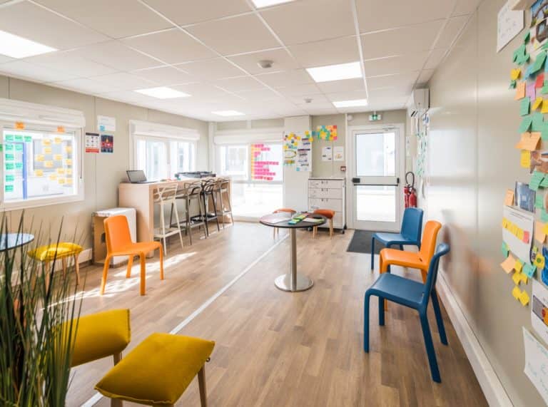 Espace modulaire coworking, 58m², location 36 mois