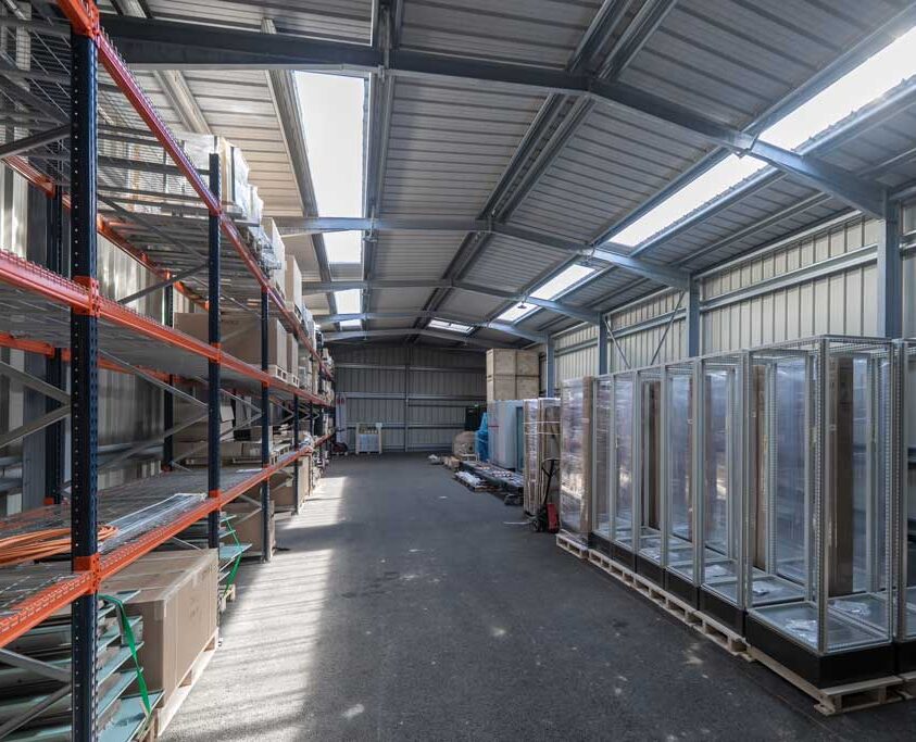 Bâtiment métallique de stockage, 350m², vente